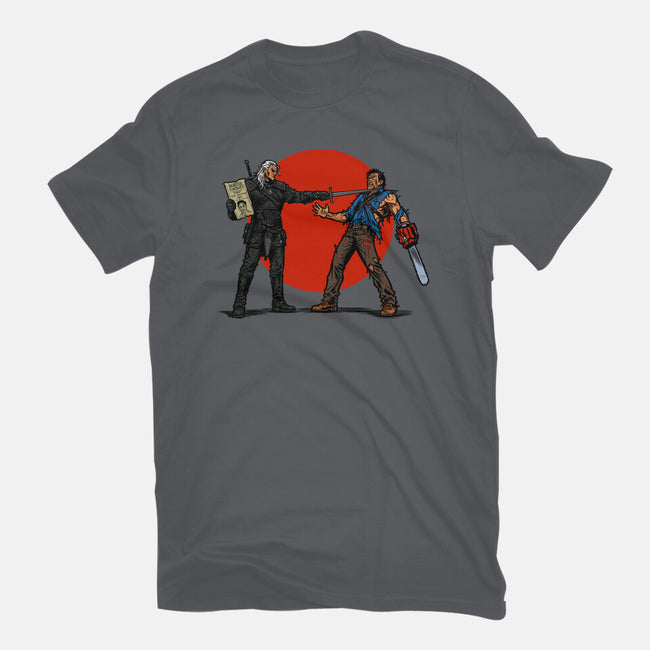 Evil Dead Or Alive-Womens-Fitted-Tee-AndreusD