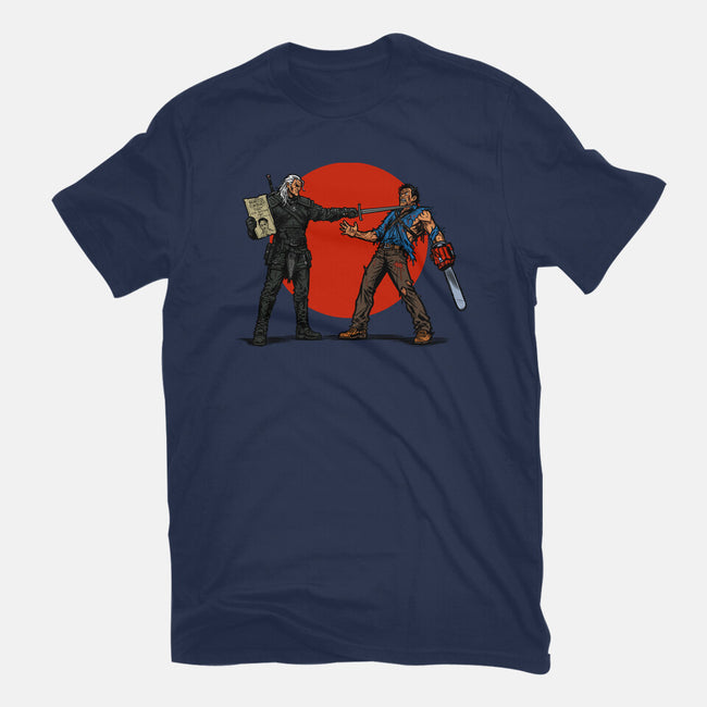 Evil Dead Or Alive-Womens-Fitted-Tee-AndreusD