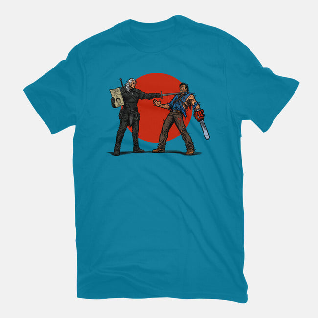 Evil Dead Or Alive-Womens-Fitted-Tee-AndreusD