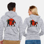 Evil Dead Or Alive-Unisex-Zip-Up-Sweatshirt-AndreusD