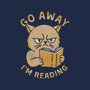 Go Away I'm Reading-Womens-V-Neck-Tee-brunopires