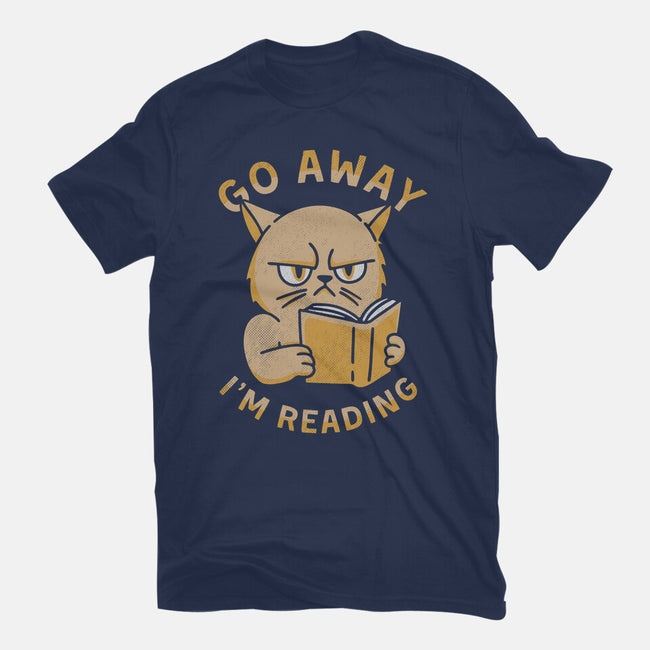 Go Away I'm Reading-Unisex-Basic-Tee-brunopires