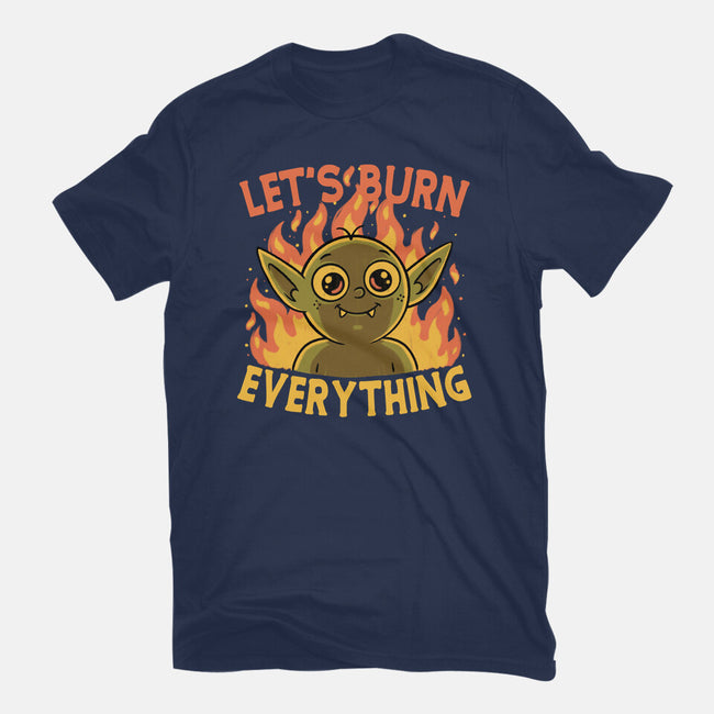 RPG Goblin Fire-Womens-Fitted-Tee-Studio Mootant