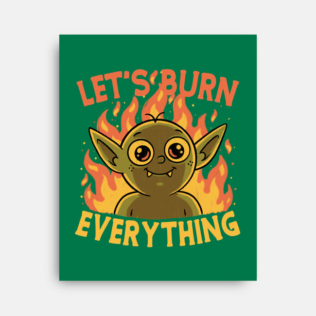 RPG Goblin Fire-None-Stretched-Canvas-Studio Mootant
