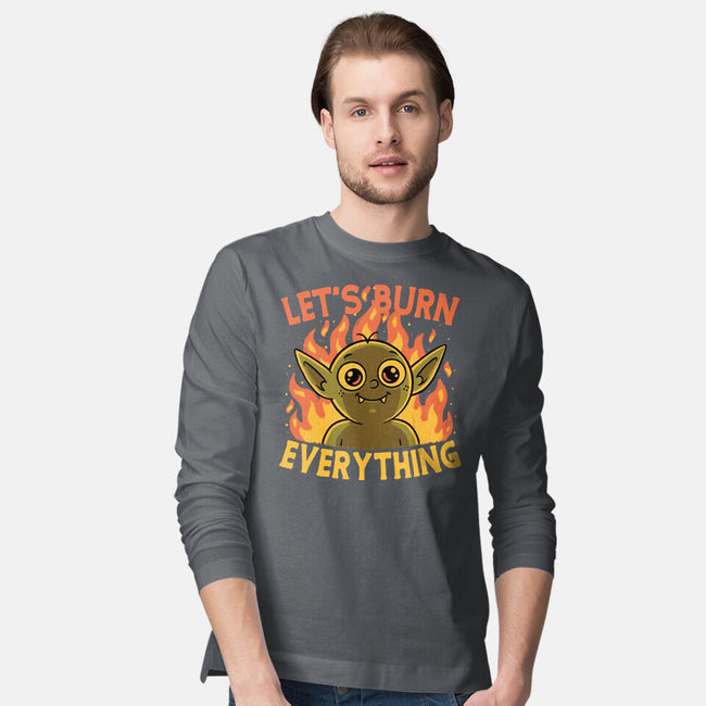 RPG Goblin Fire-Mens-Long Sleeved-Tee-Studio Mootant