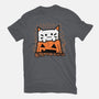Pumpkin Cat Meow-Womens-Fitted-Tee-bloomgrace28