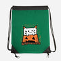 Pumpkin Cat Meow-None-Drawstring-Bag-bloomgrace28