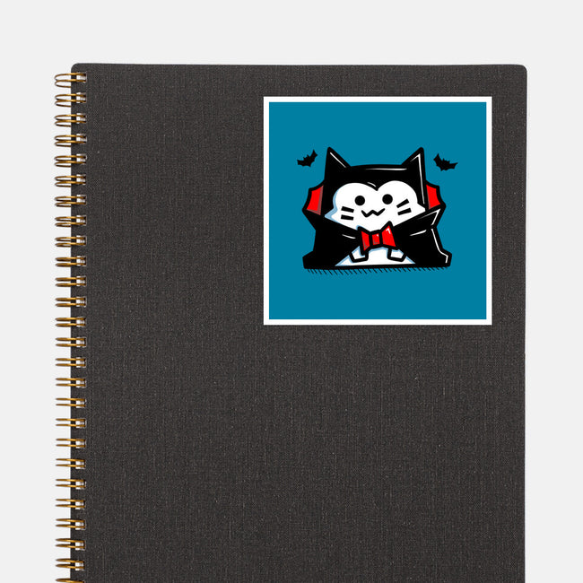 Vamp Cat-None-Glossy-Sticker-bloomgrace28