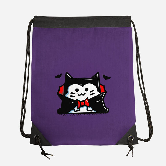 Vamp Cat-None-Drawstring-Bag-bloomgrace28