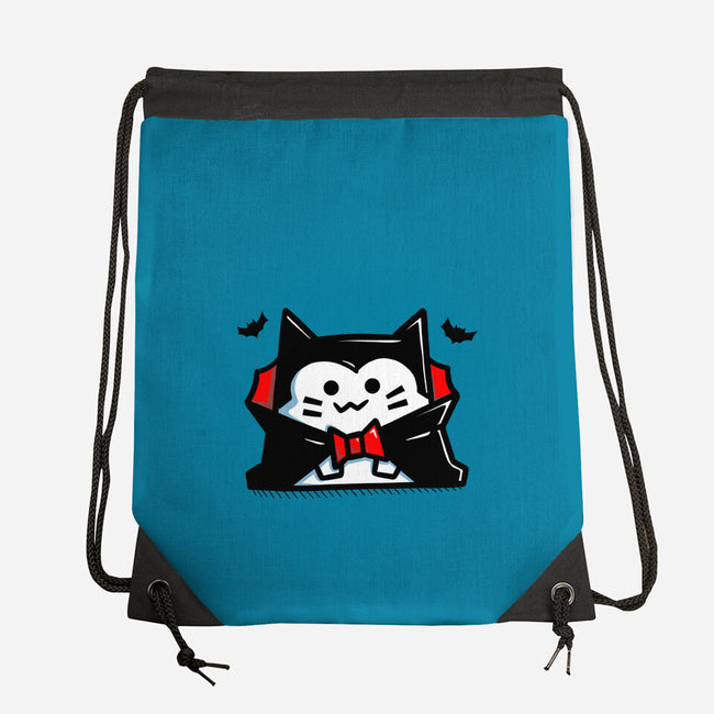 Vamp Cat-None-Drawstring-Bag-bloomgrace28