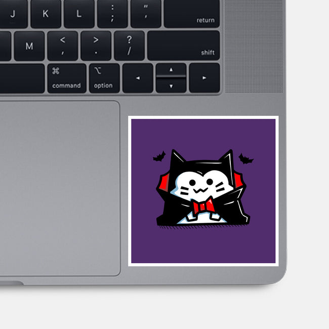 Vamp Cat-None-Glossy-Sticker-bloomgrace28