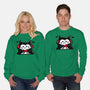 Vamp Cat-Unisex-Crew Neck-Sweatshirt-bloomgrace28