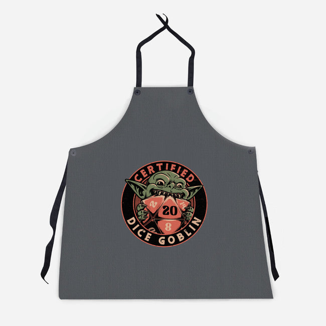 RPG Goblin Dice-Unisex-Kitchen-Apron-Studio Mootant