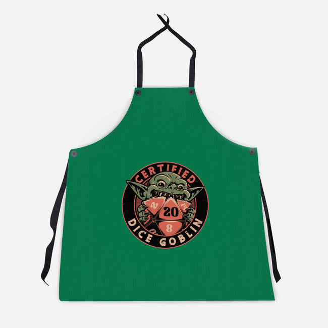 RPG Goblin Dice-Unisex-Kitchen-Apron-Studio Mootant