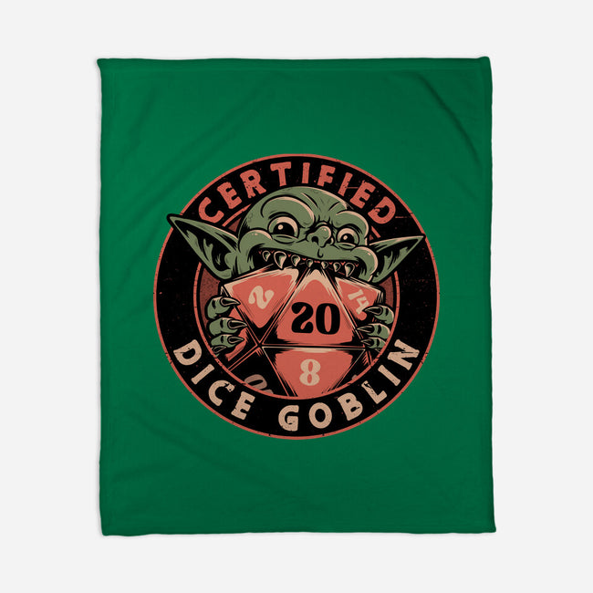 RPG Goblin Dice-None-Fleece-Blanket-Studio Mootant