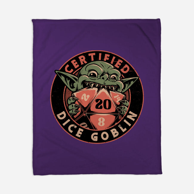 RPG Goblin Dice-None-Fleece-Blanket-Studio Mootant