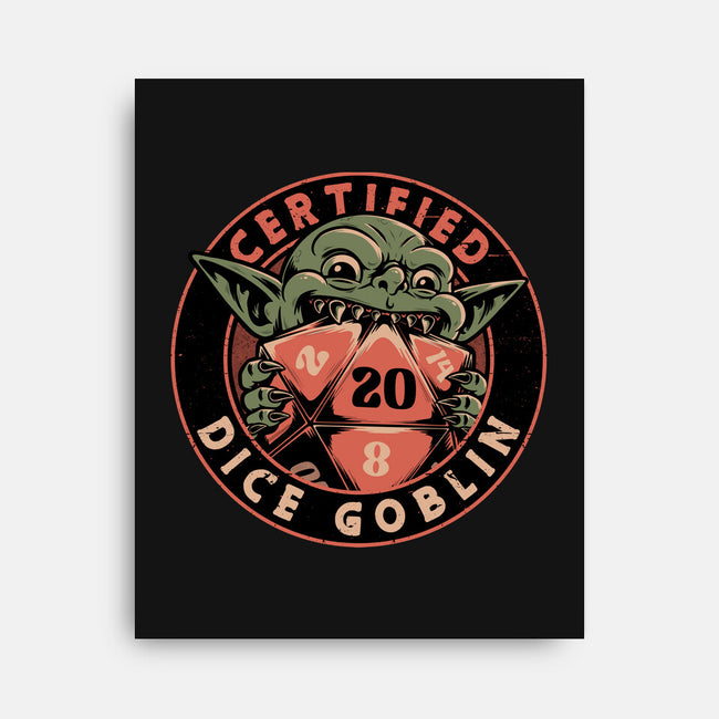RPG Goblin Dice-None-Stretched-Canvas-Studio Mootant