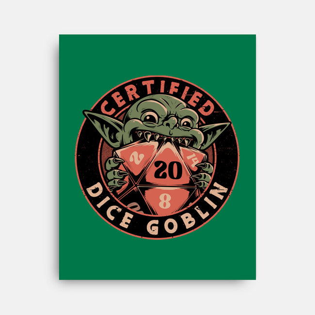 RPG Goblin Dice-None-Stretched-Canvas-Studio Mootant