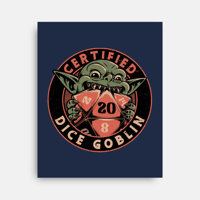 RPG Goblin Dice-None-Stretched-Canvas-Studio Mootant