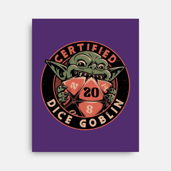 RPG Goblin Dice-None-Stretched-Canvas-Studio Mootant