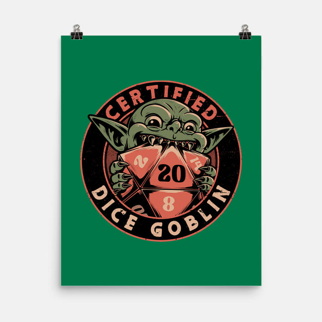 RPG Goblin Dice-None-Matte-Poster-Studio Mootant