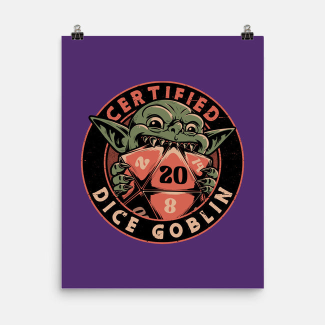 RPG Goblin Dice-None-Matte-Poster-Studio Mootant