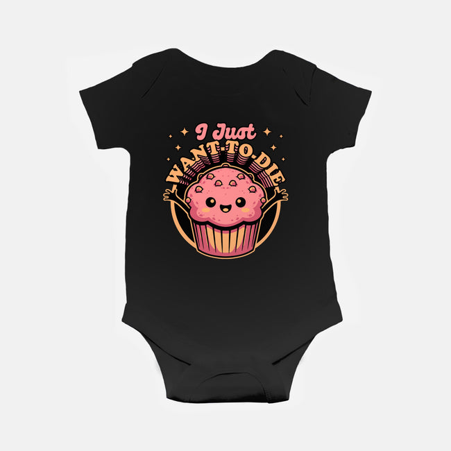 Muffin Dark Humor-Baby-Basic-Onesie-Studio Mootant