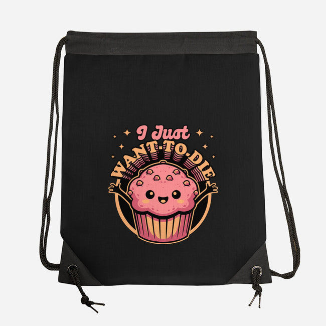 Muffin Dark Humor-None-Drawstring-Bag-Studio Mootant