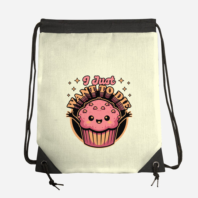 Muffin Dark Humor-None-Drawstring-Bag-Studio Mootant