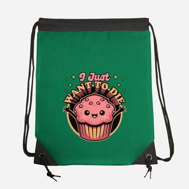 Muffin Dark Humor-None-Drawstring-Bag-Studio Mootant