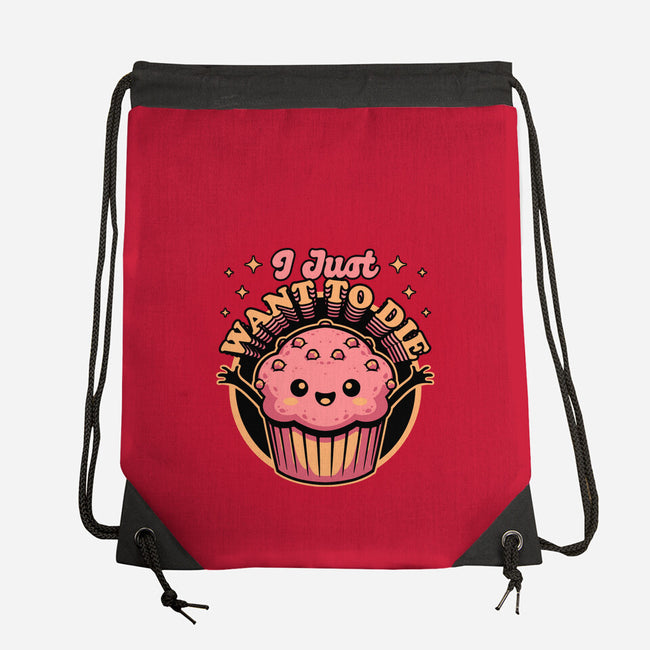 Muffin Dark Humor-None-Drawstring-Bag-Studio Mootant