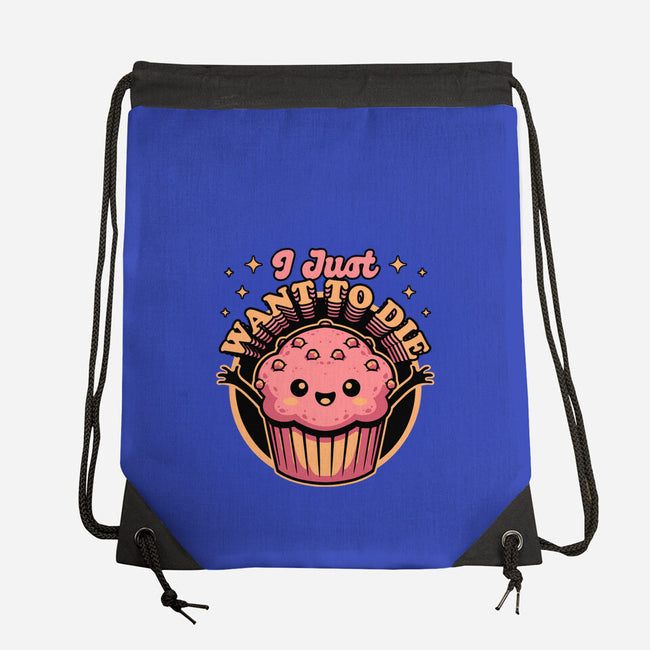 Muffin Dark Humor-None-Drawstring-Bag-Studio Mootant