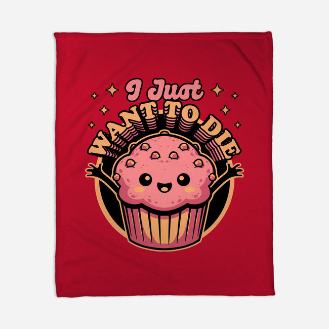 Muffin Dark Humor-None-Fleece-Blanket-Studio Mootant