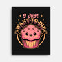 Muffin Dark Humor-None-Stretched-Canvas-Studio Mootant