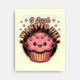 Muffin Dark Humor-None-Stretched-Canvas-Studio Mootant