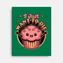 Muffin Dark Humor-None-Stretched-Canvas-Studio Mootant