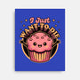 Muffin Dark Humor-None-Stretched-Canvas-Studio Mootant