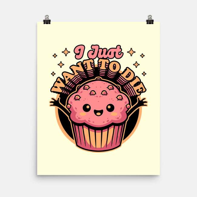 Muffin Dark Humor-None-Matte-Poster-Studio Mootant