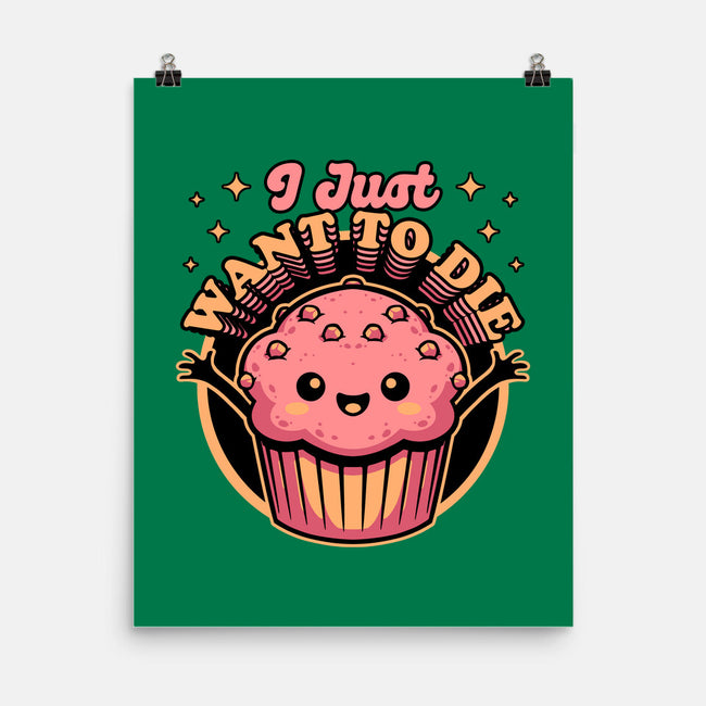 Muffin Dark Humor-None-Matte-Poster-Studio Mootant