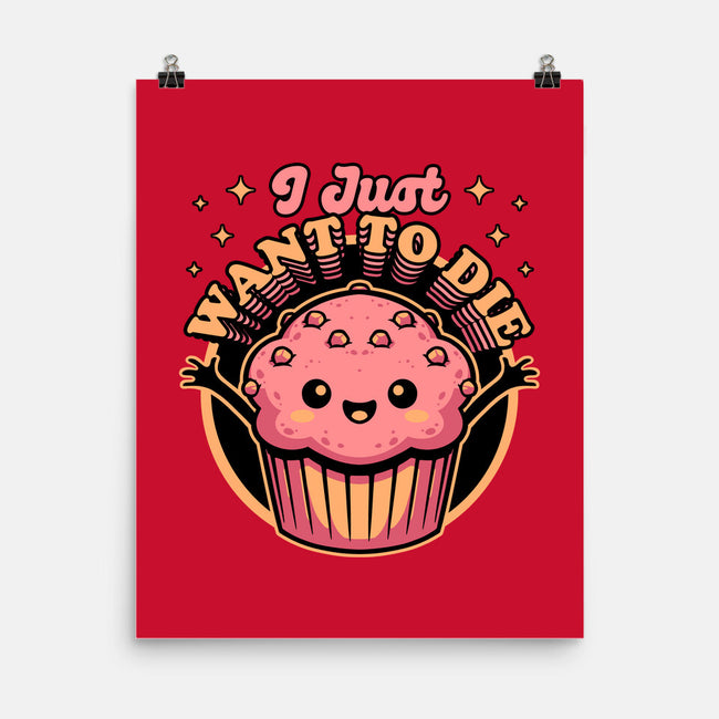Muffin Dark Humor-None-Matte-Poster-Studio Mootant