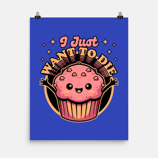 Muffin Dark Humor-None-Matte-Poster-Studio Mootant