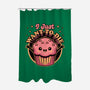 Muffin Dark Humor-None-Polyester-Shower Curtain-Studio Mootant