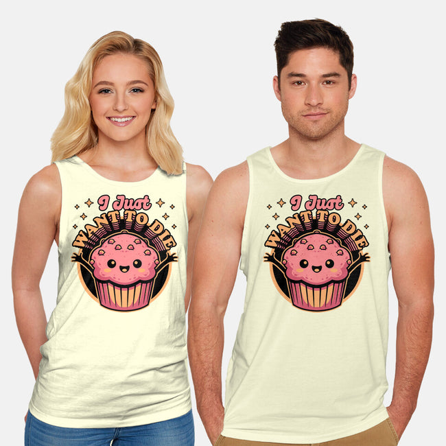 Muffin Dark Humor-Unisex-Basic-Tank-Studio Mootant