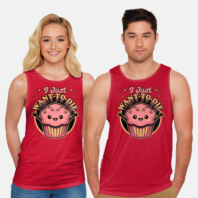 Muffin Dark Humor-Unisex-Basic-Tank-Studio Mootant