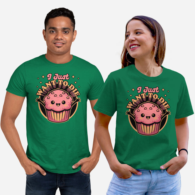 Muffin Dark Humor-Unisex-Basic-Tee-Studio Mootant