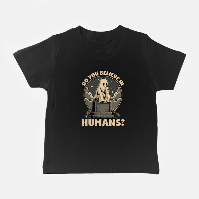 Ghost Believe In Humans-Baby-Basic-Tee-Studio Mootant
