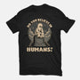 Ghost Believe In Humans-Mens-Basic-Tee-Studio Mootant