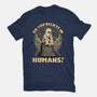 Ghost Believe In Humans-Mens-Basic-Tee-Studio Mootant