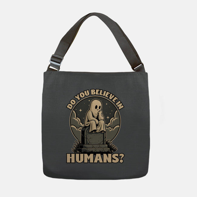 Ghost Believe In Humans-None-Adjustable Tote-Bag-Studio Mootant