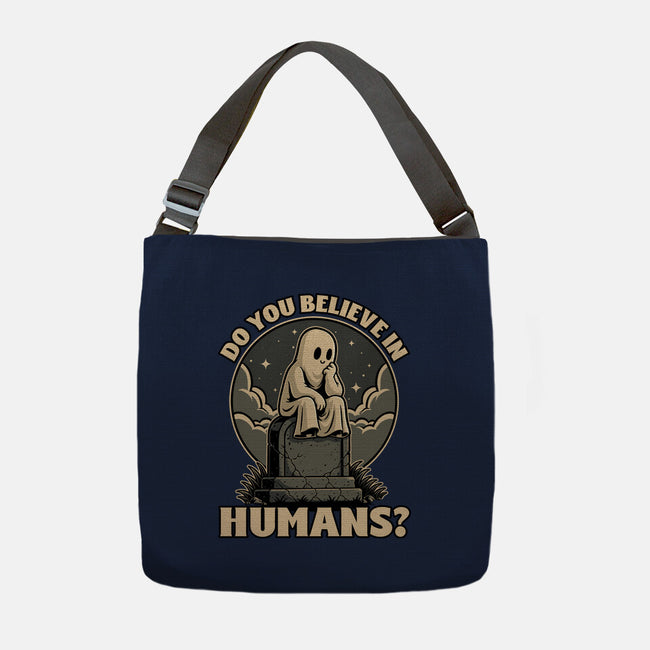 Ghost Believe In Humans-None-Adjustable Tote-Bag-Studio Mootant